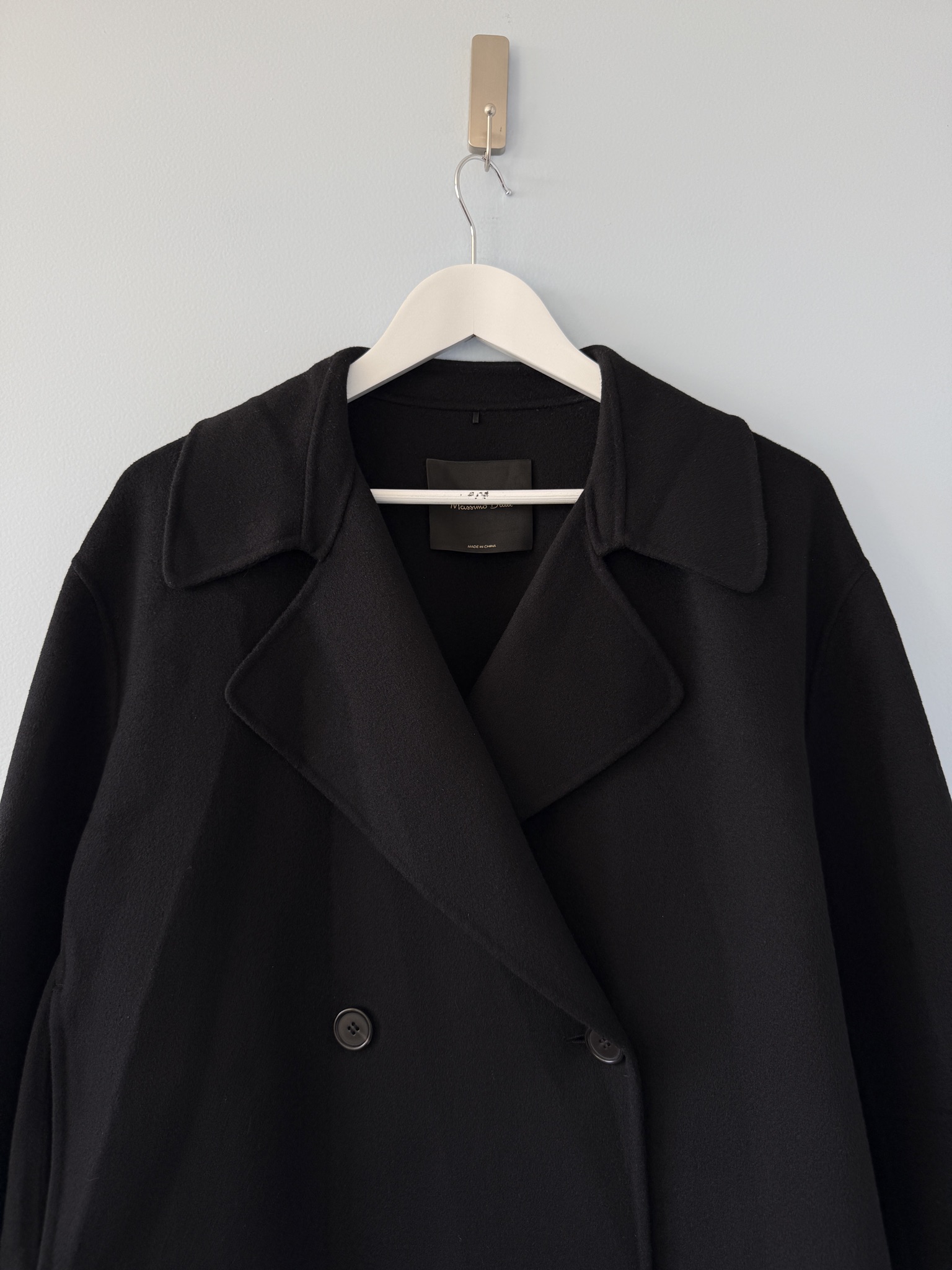 Massimo Dutti Wool Blend Double-Breasted Jacket thumbnail 4