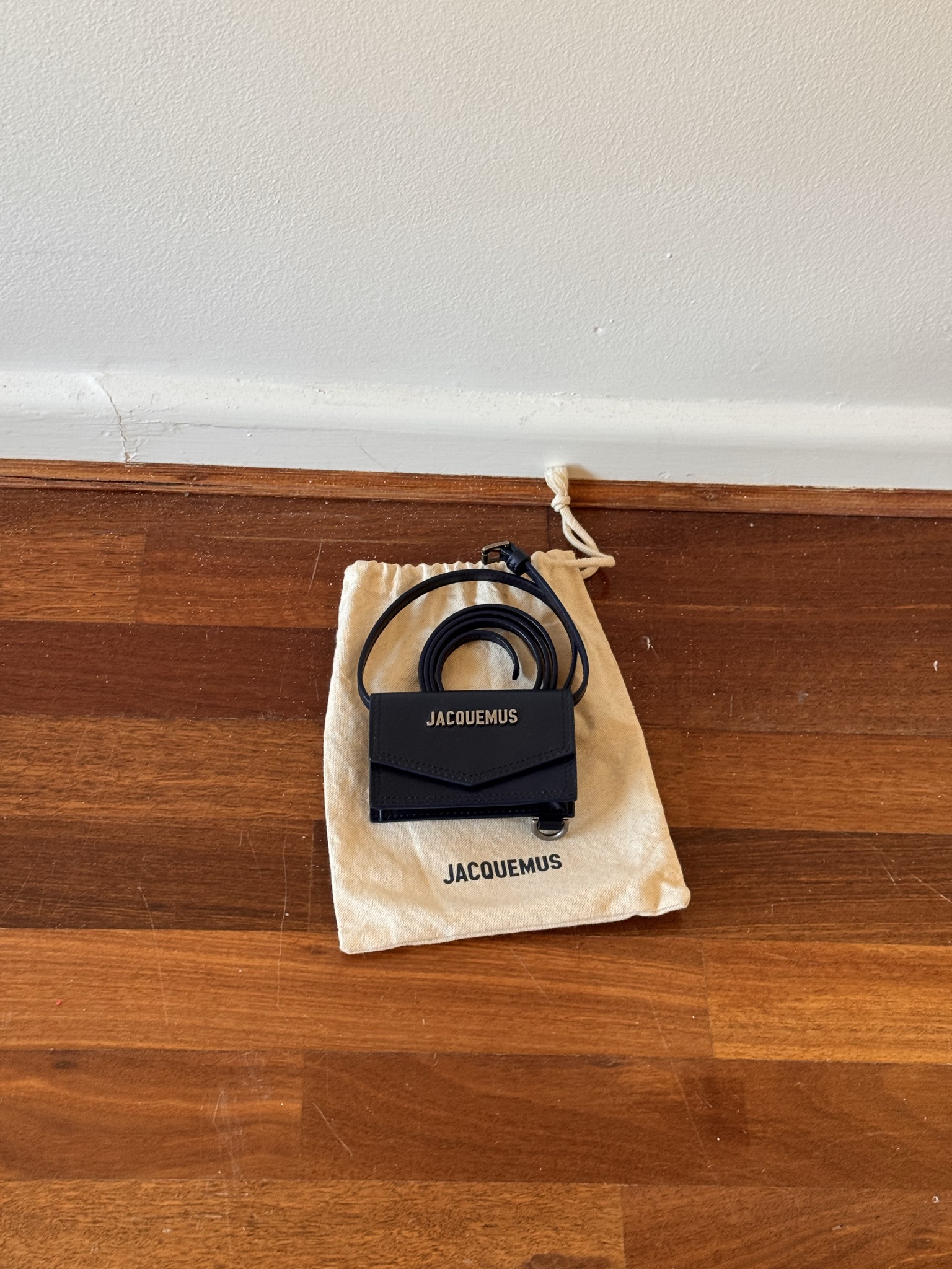 Jacquemus Black Leather Mini Bag
