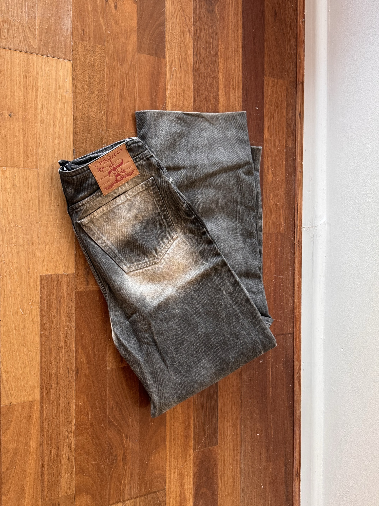 Y / Project Belted Sun-Faded Jeans (Size 28) thumbnail 2