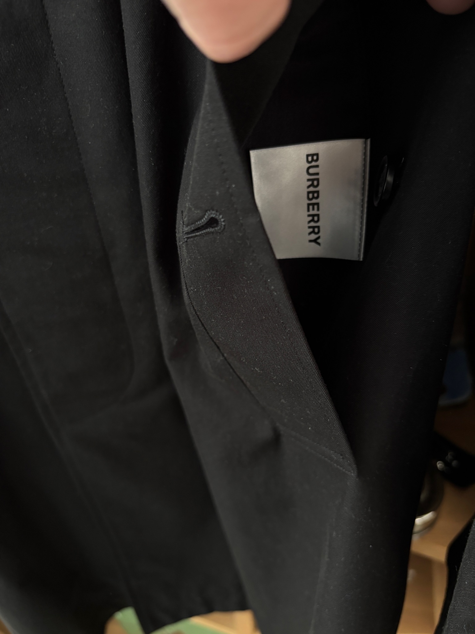 Burberry Black Camden Heritage Car Coat 54 thumbnail 4