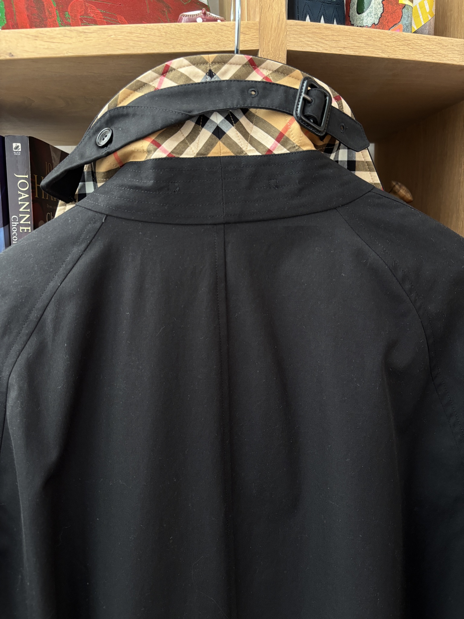 Burberry Black Camden Heritage Car Coat 54 thumbnail 8