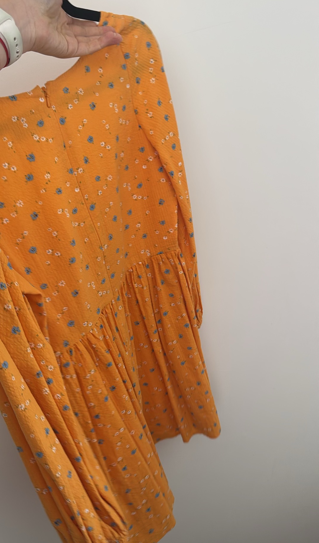 Alice McCall Orange Floral Mini Dress (Size 10) thumbnail 3