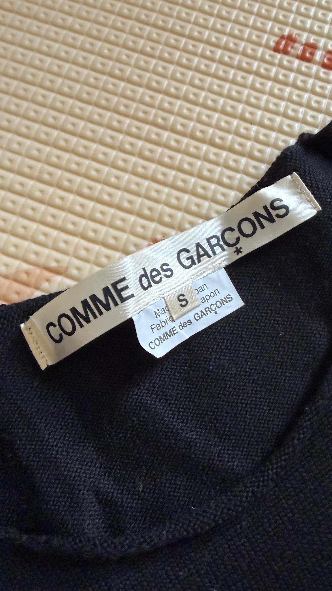 COMME des GARÇONS Graphic Wool Sweater Black (Size S) thumbnail 2