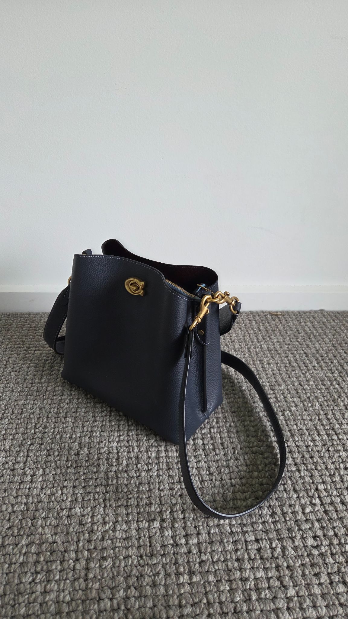 Coach Black Leather Crossbody Bag thumbnail 4