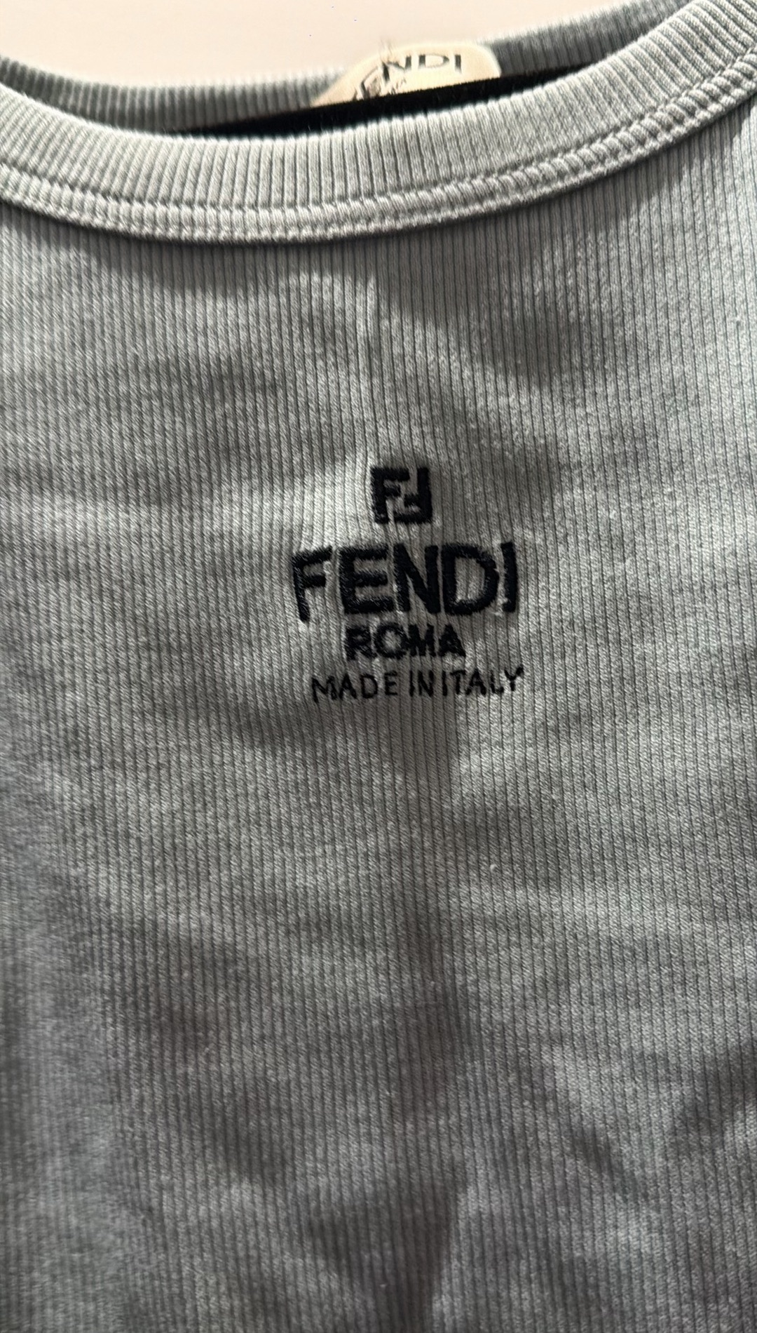 Fendi Ribbed Tank Top thumbnail 3