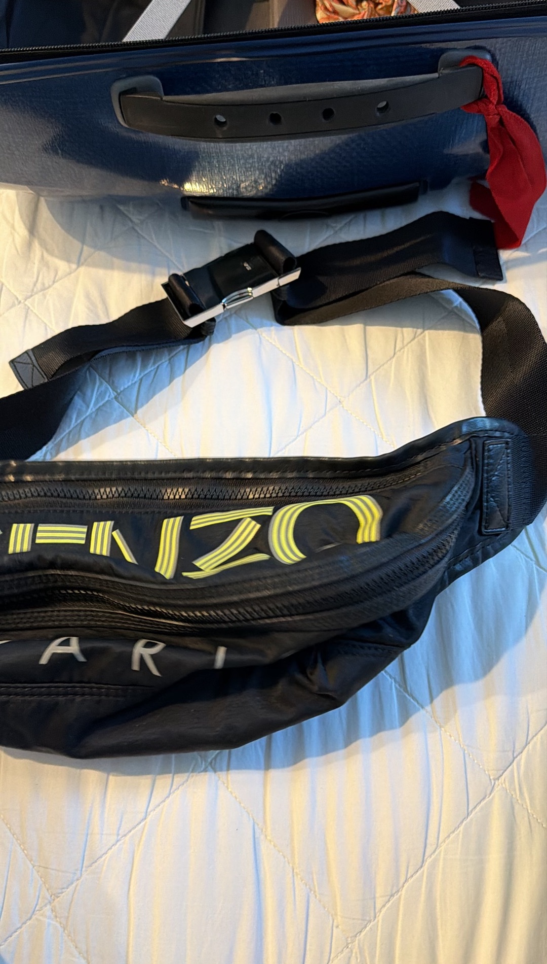 Kenzo Black Paris Belt Bag