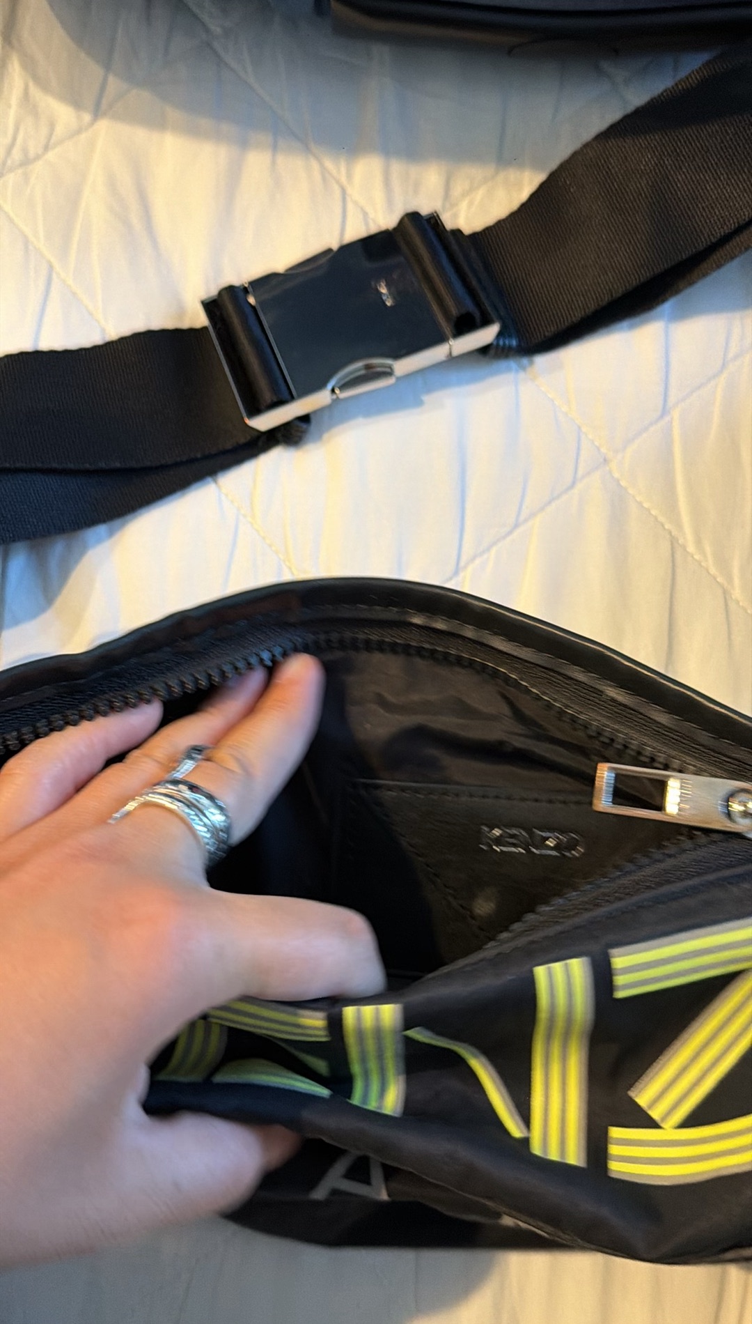 Kenzo Black Paris Belt Bag thumbnail 5