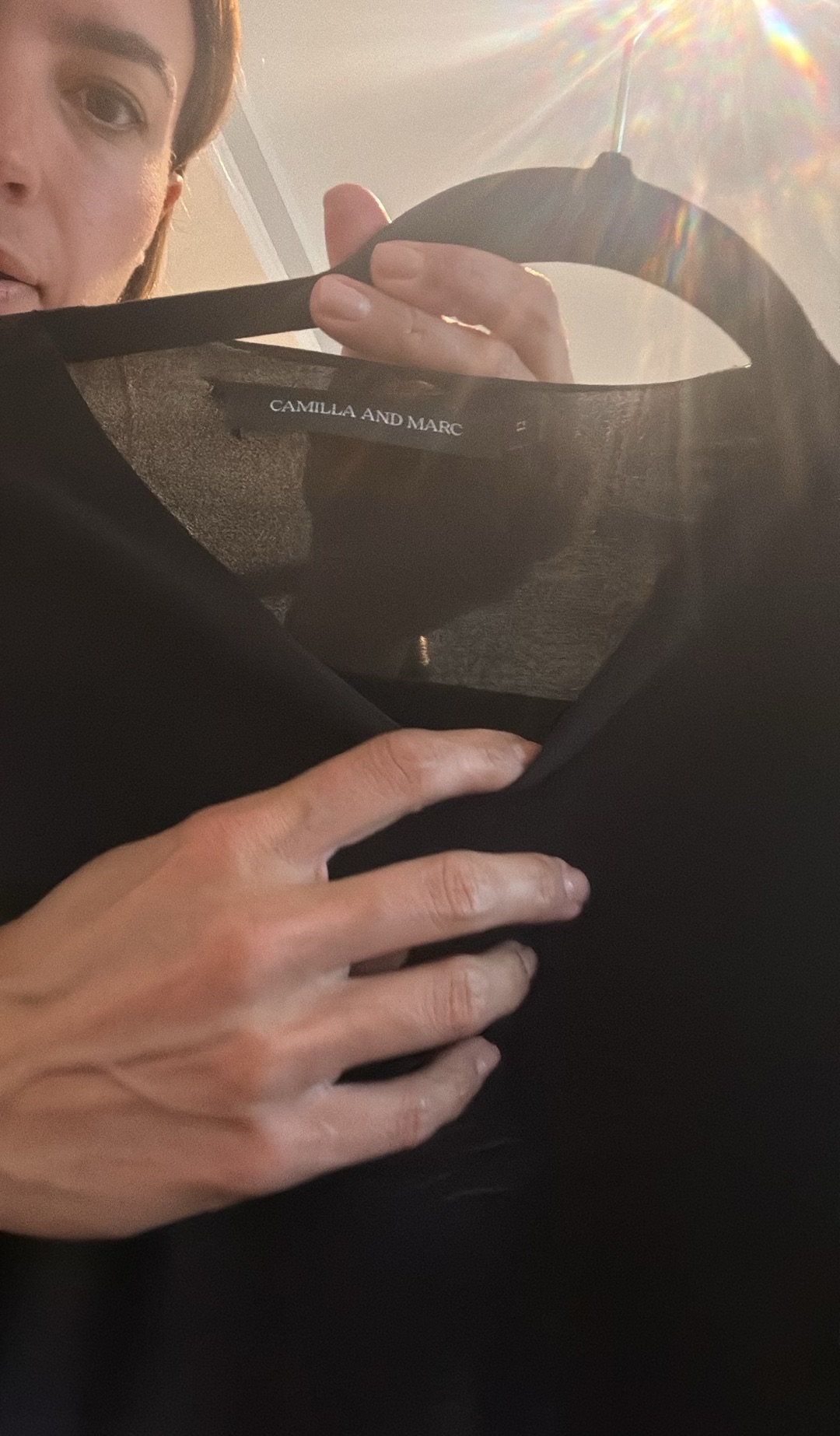 Camilla and Marc Black Long Sleeve Top 12 thumbnail 2