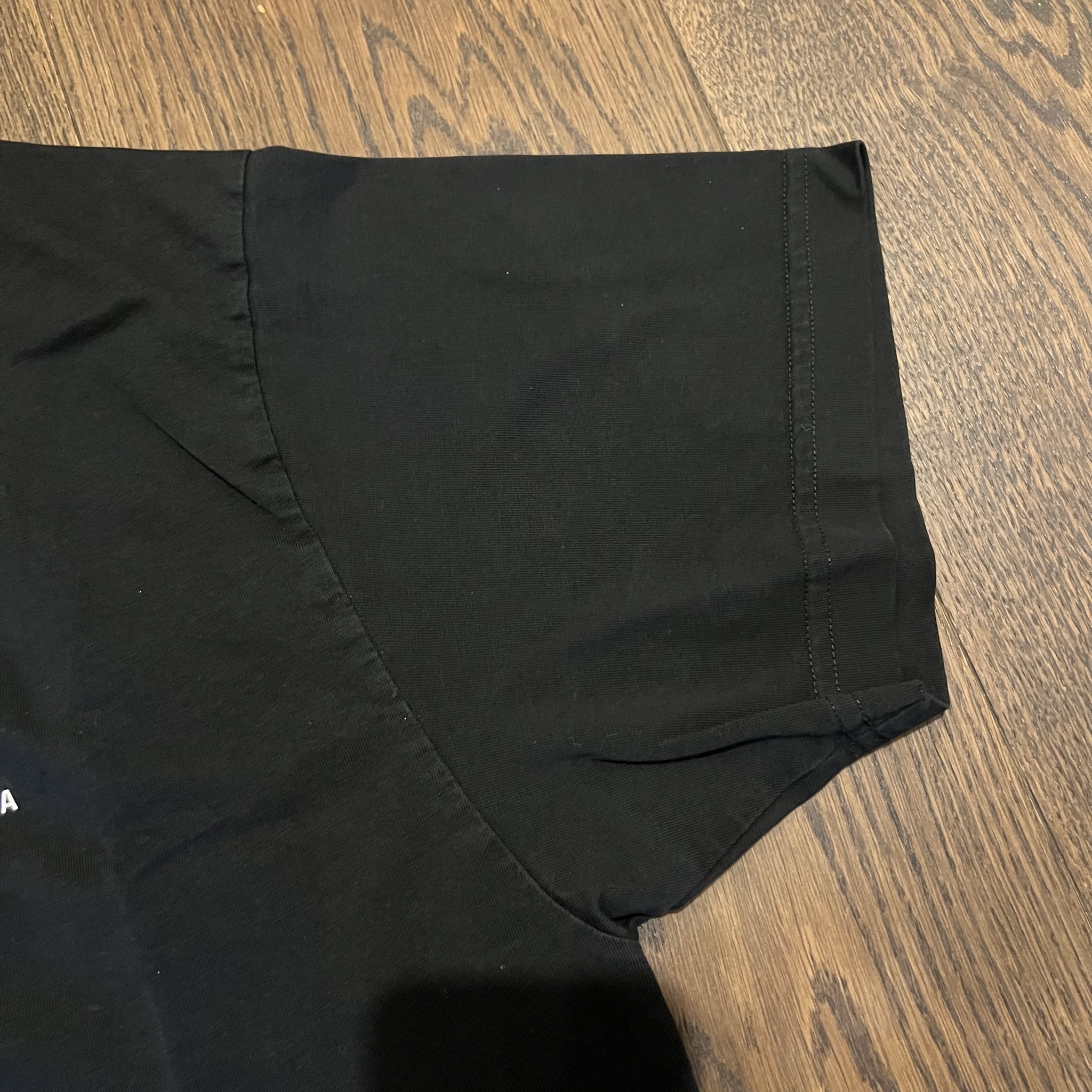 Balenciaga Black Logo T-Shirt (Size M) thumbnail 6