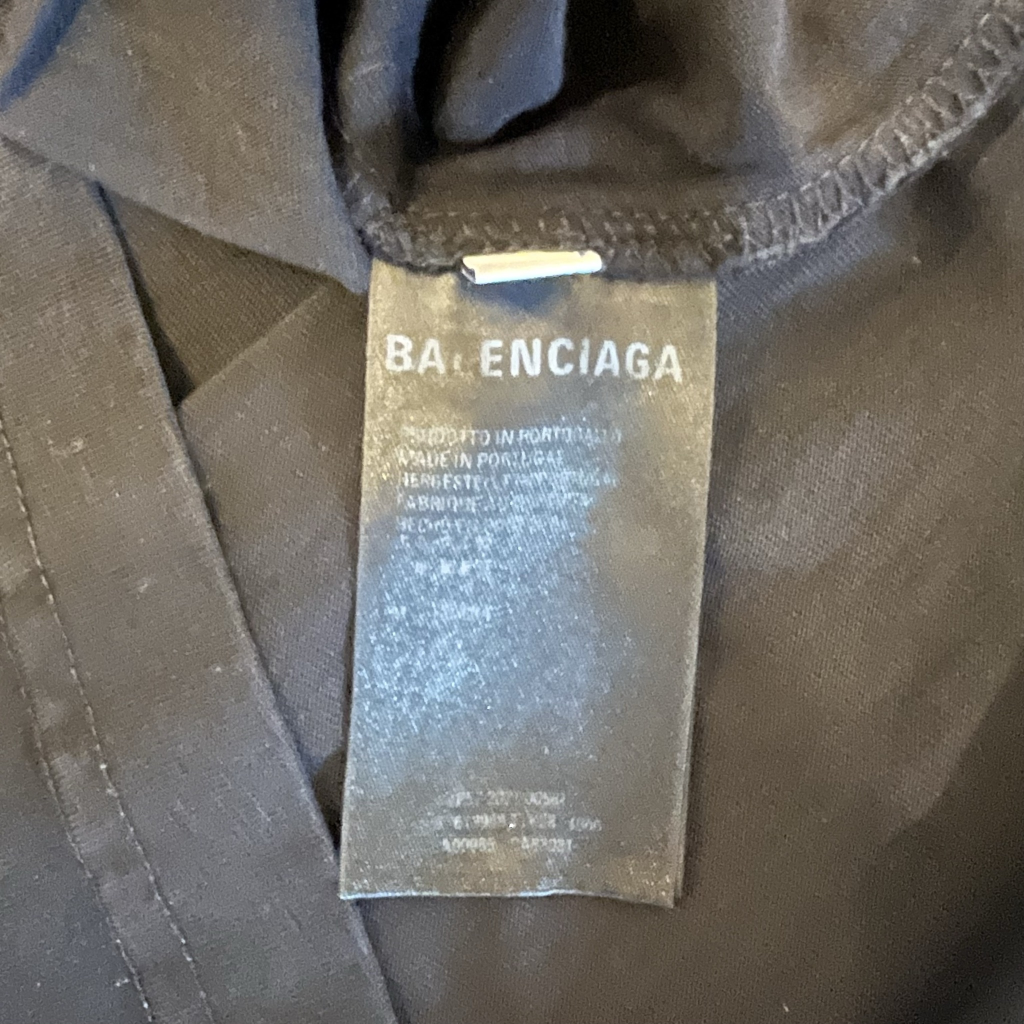 Balenciaga Black Logo T-Shirt (Size M) thumbnail 7